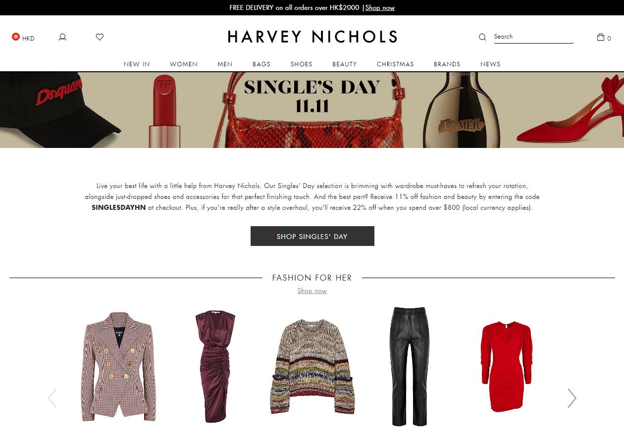 Mytheresa 雙11優惠